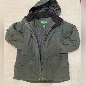 L.L. Bean Dark Green Ski & Snow Jacket